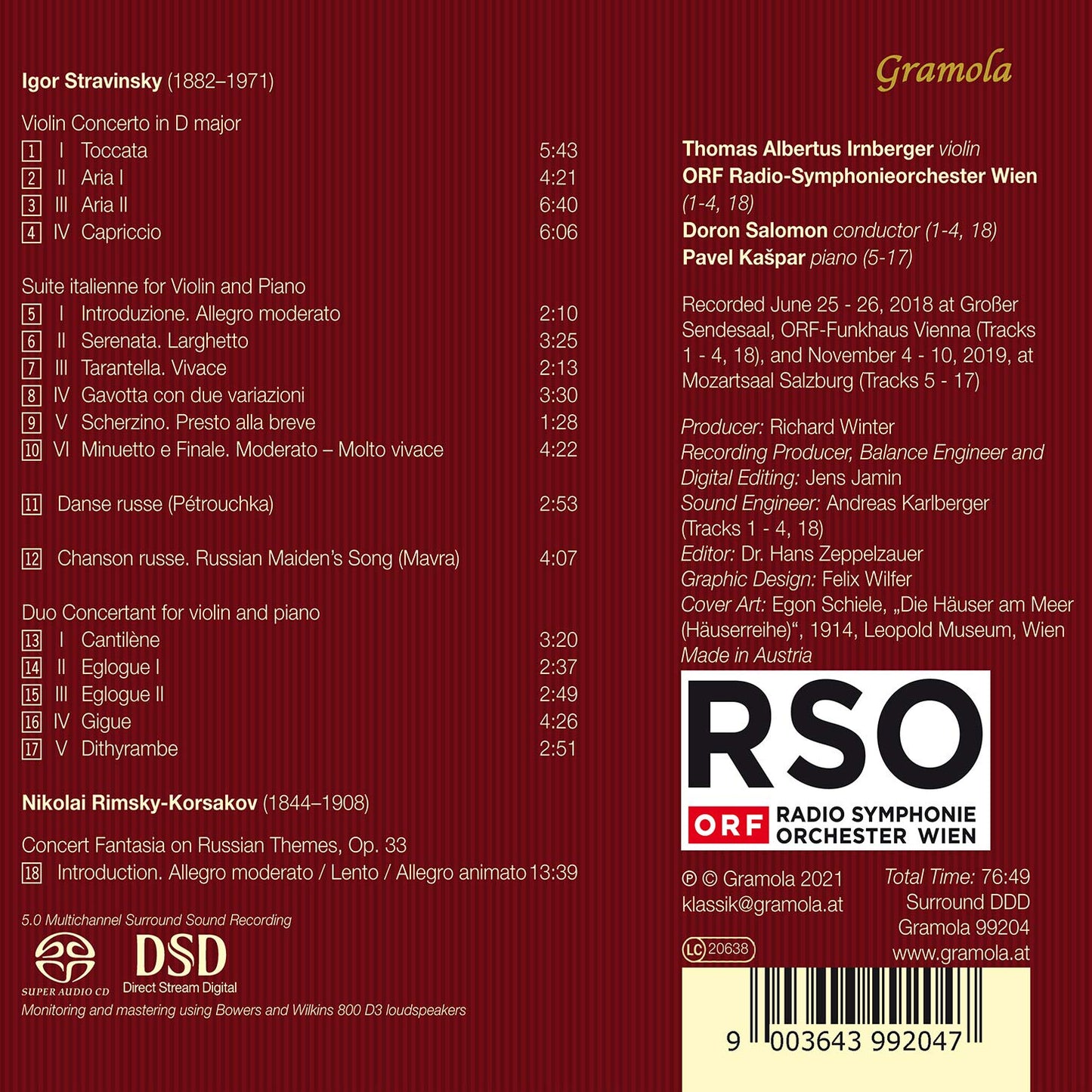 Violinkonzert/duos/fantasie