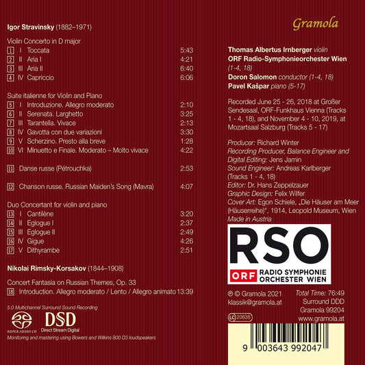 Violinkonzert/duos/fantasie
