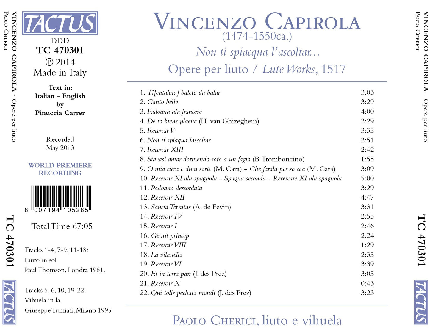 Lute Works, 1517