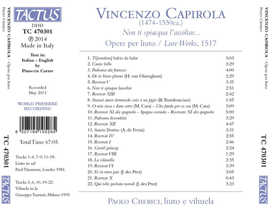 Lute Works, 1517