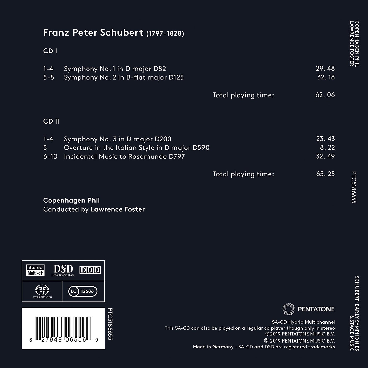Schubert: Early Symphonies & Stage Music