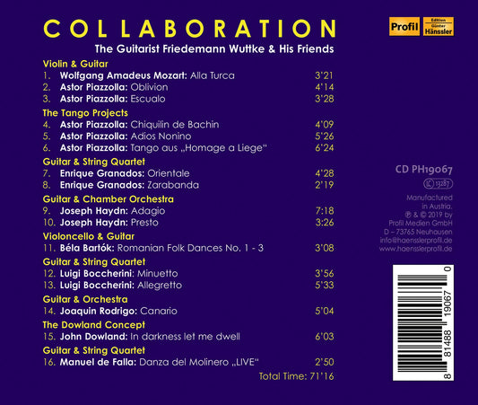 Wuttke, F.: Collaboration - guitar chamber works