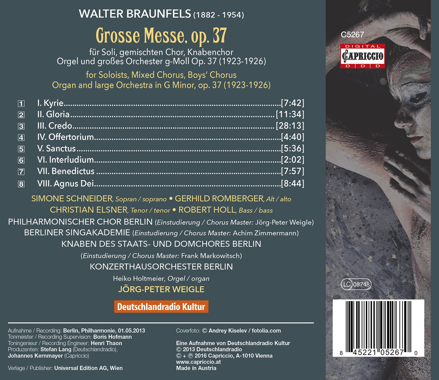 Walter Braunfels: Große Messe, Op. 37