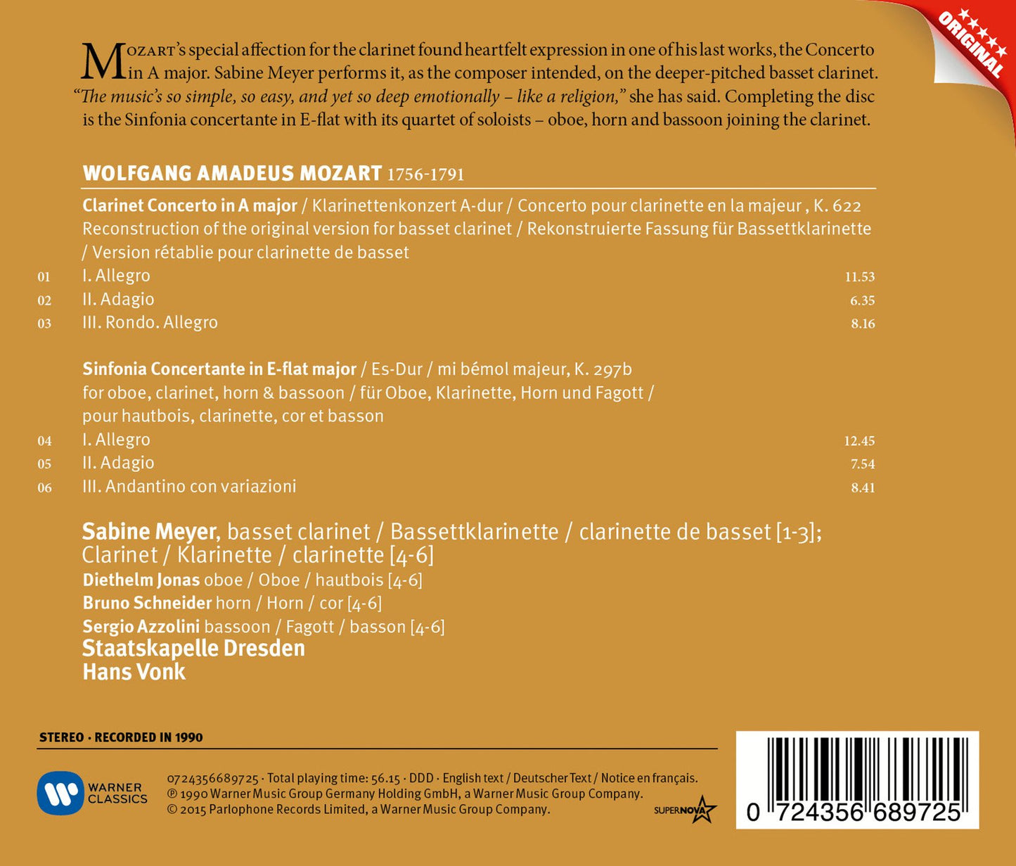 CLARINET CONCERTO IN A