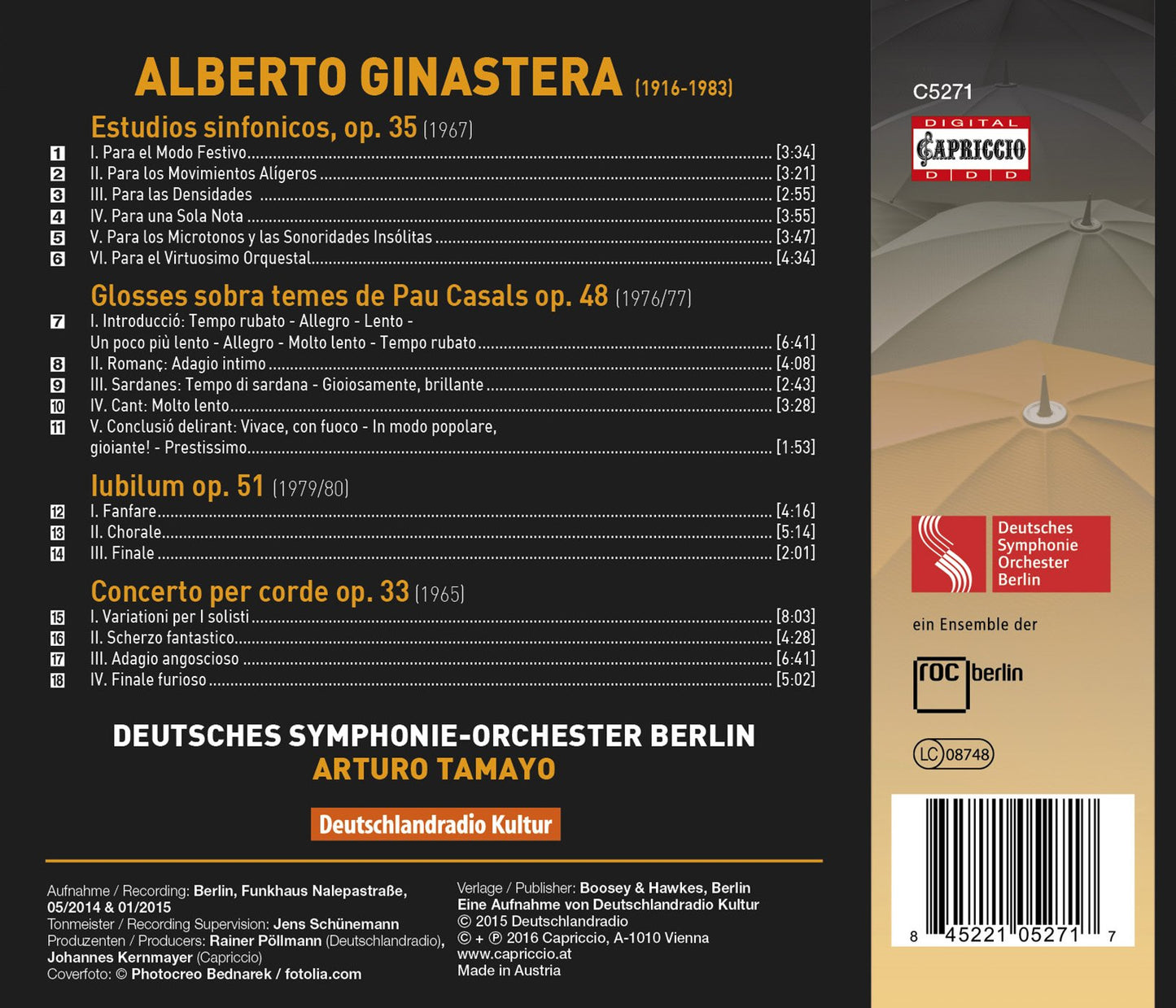 Ginastera: Orchestral Works