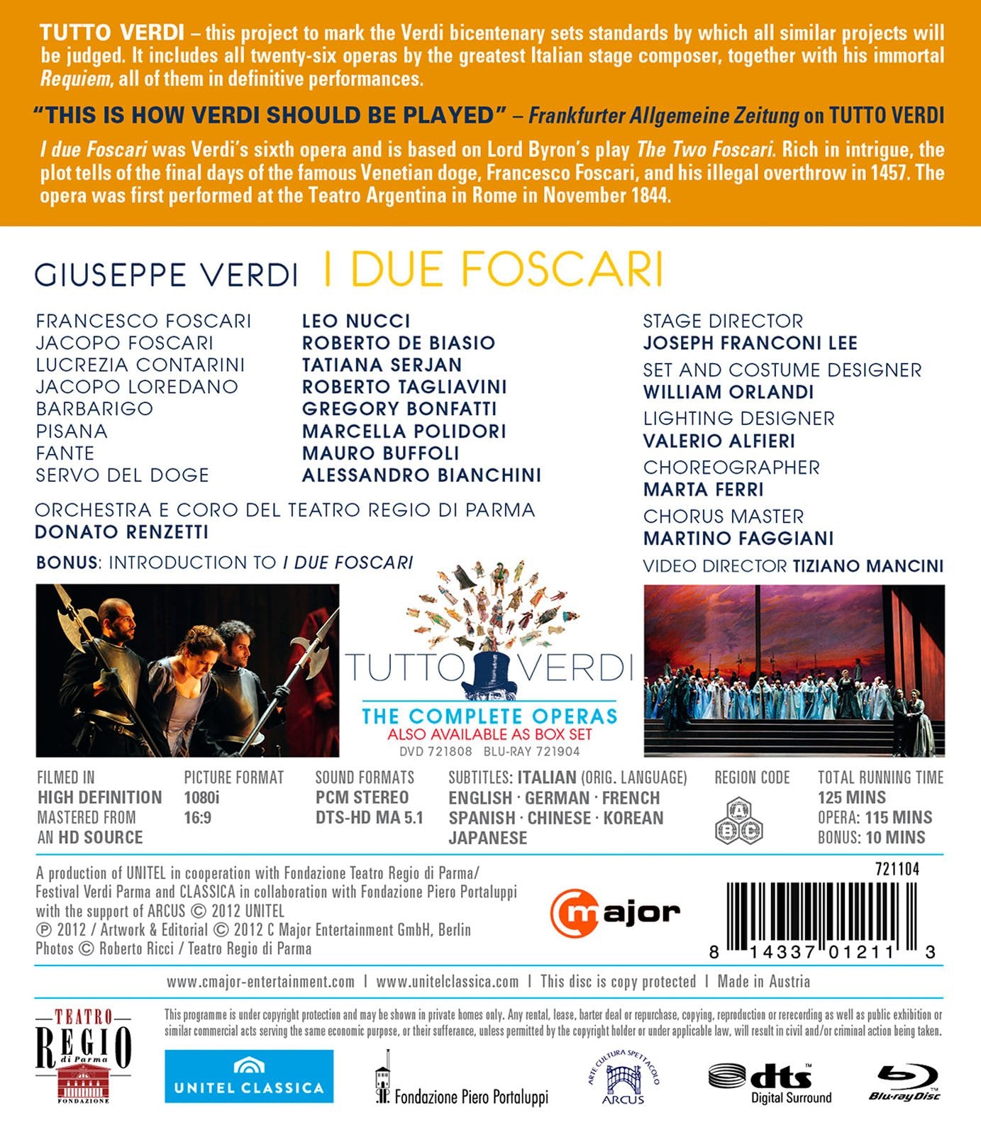Verdi: I due Foscari