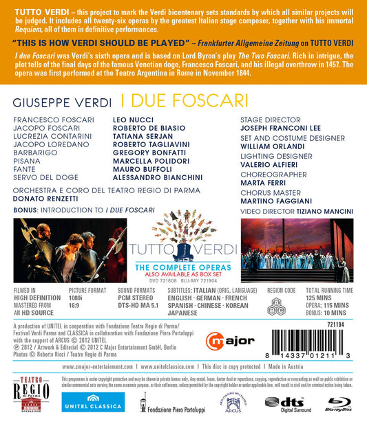Verdi: I due Foscari