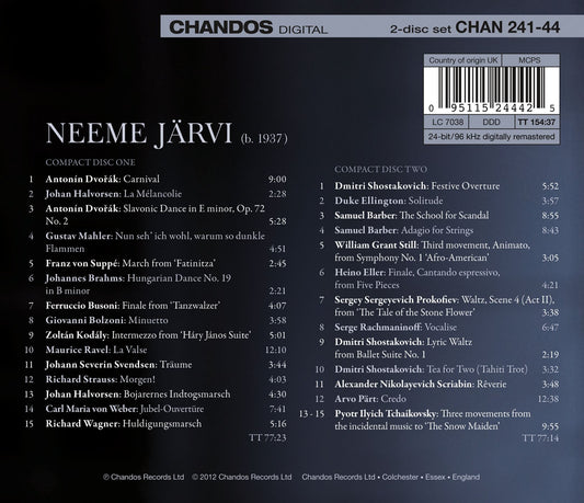 Neeme Jarvi: Highlights from a remarkable 30-year recording