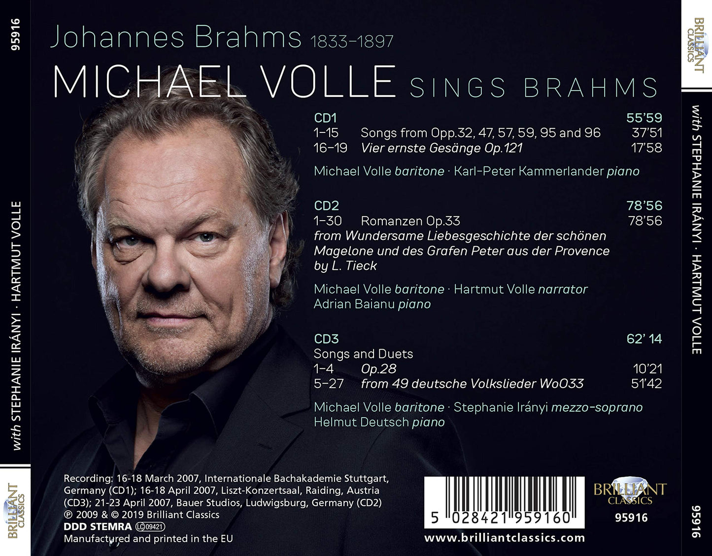 Michael Volle Sings Brahms