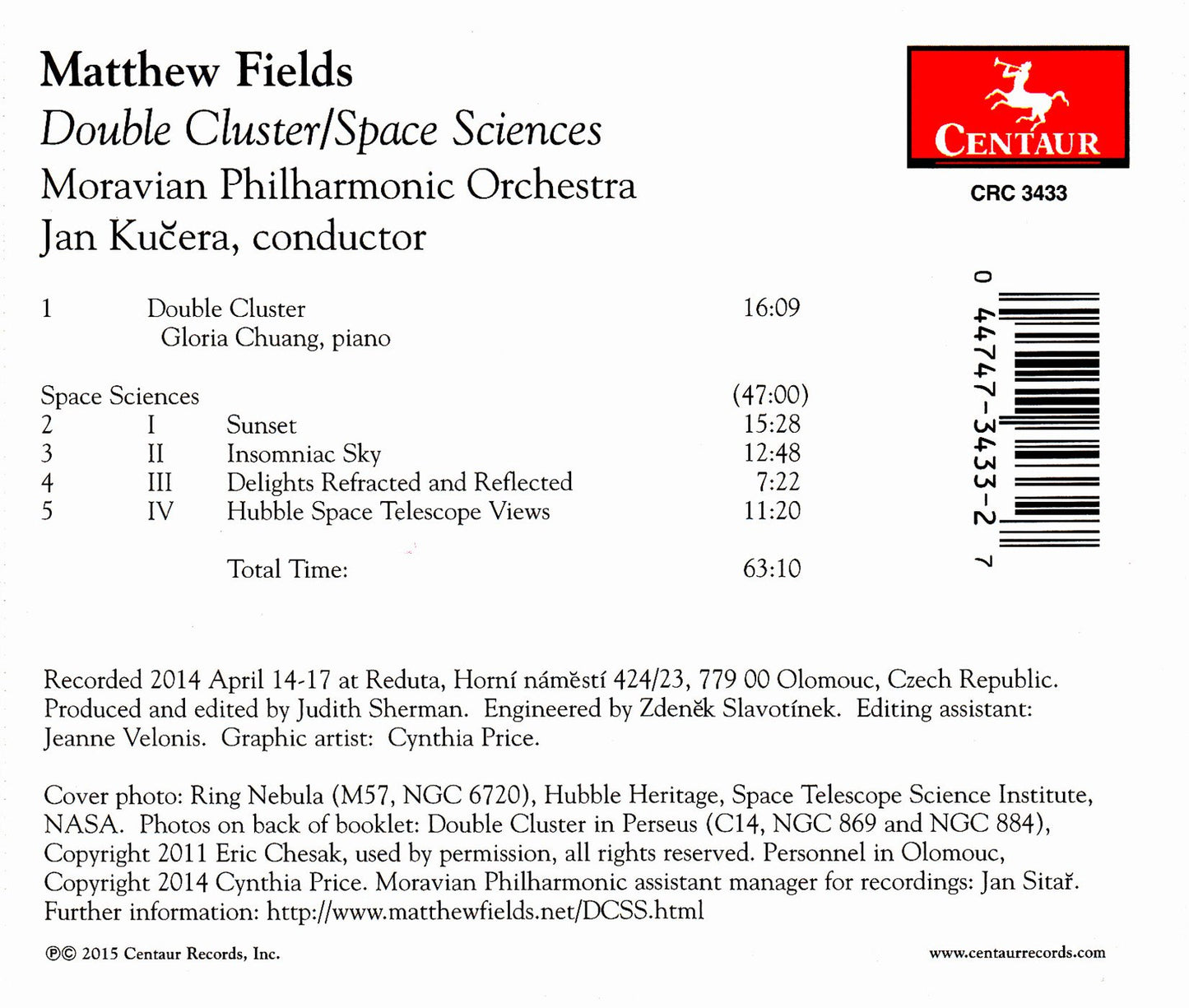 Matthew H. Fields: Double Cluster & Space Sciences