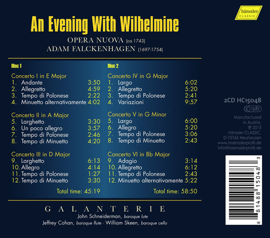 An Evening with Wilhelmine