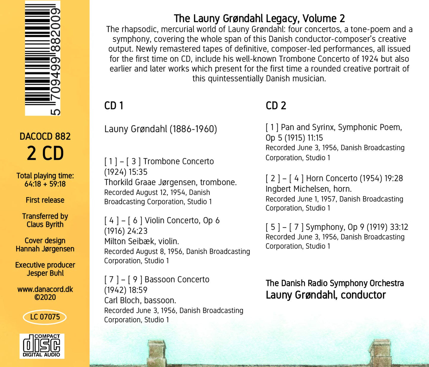 The Launy Grøndahl Legacy, Vol. 2