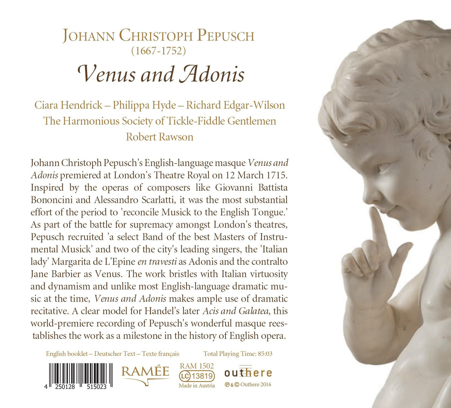 Pepusch: Venus & Adonis