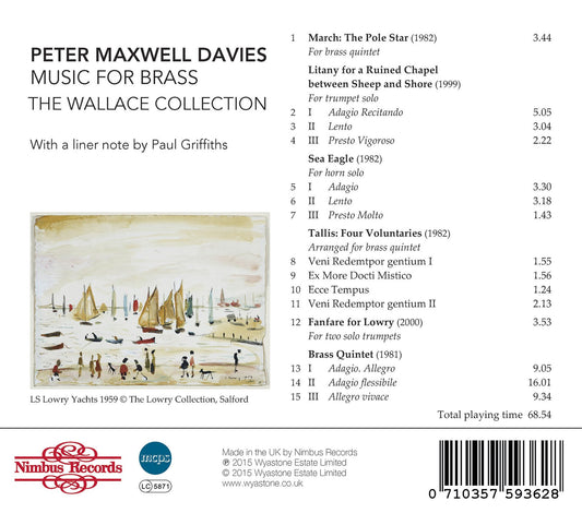 Maxwell Davies: Music for Brass