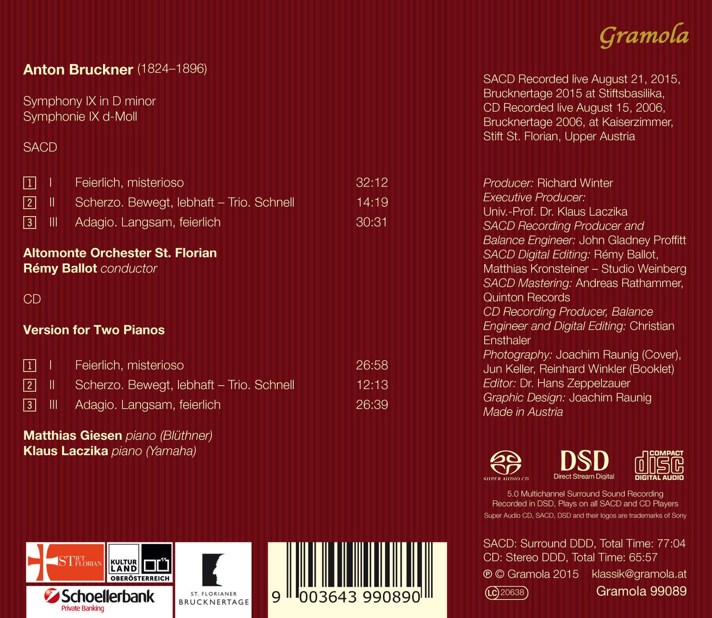 Bruckner: Symphony No. 9 in D Minor, WAB 109