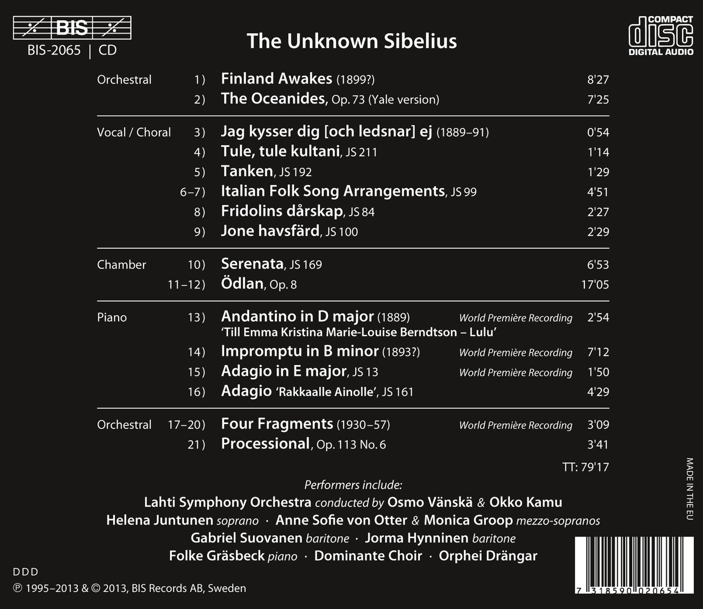 THE UNKNOWN SIBELIUS