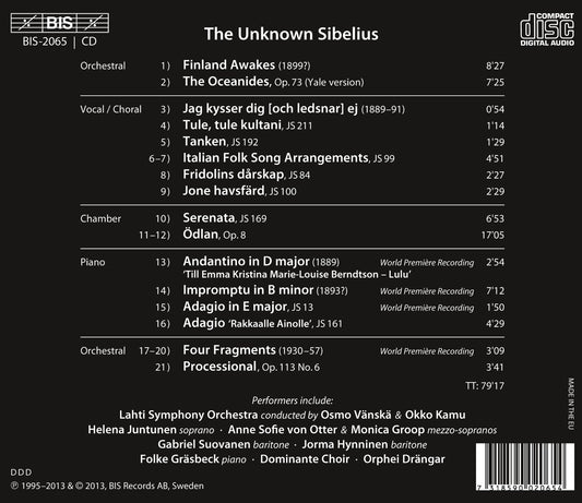 THE UNKNOWN SIBELIUS
