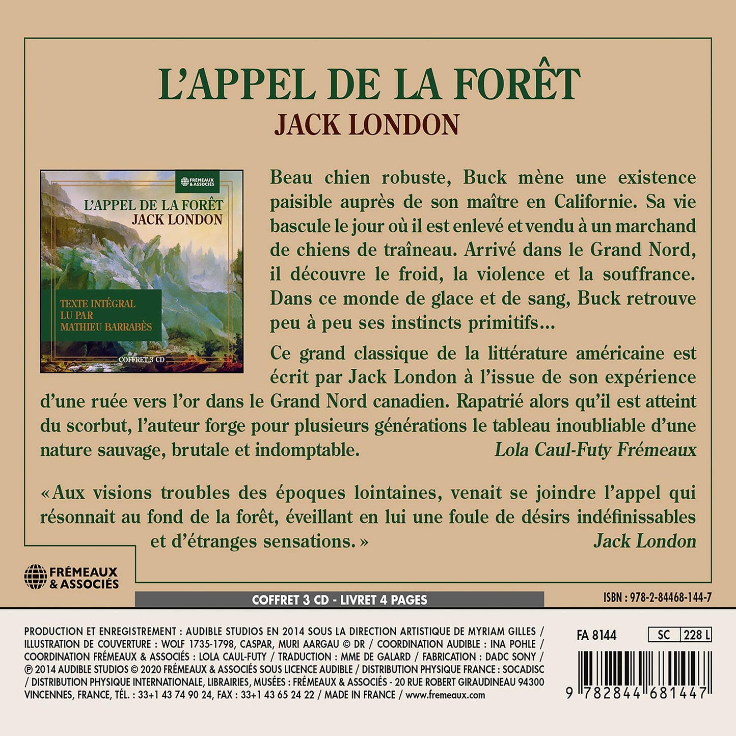 L?APPEL DE LA FORET