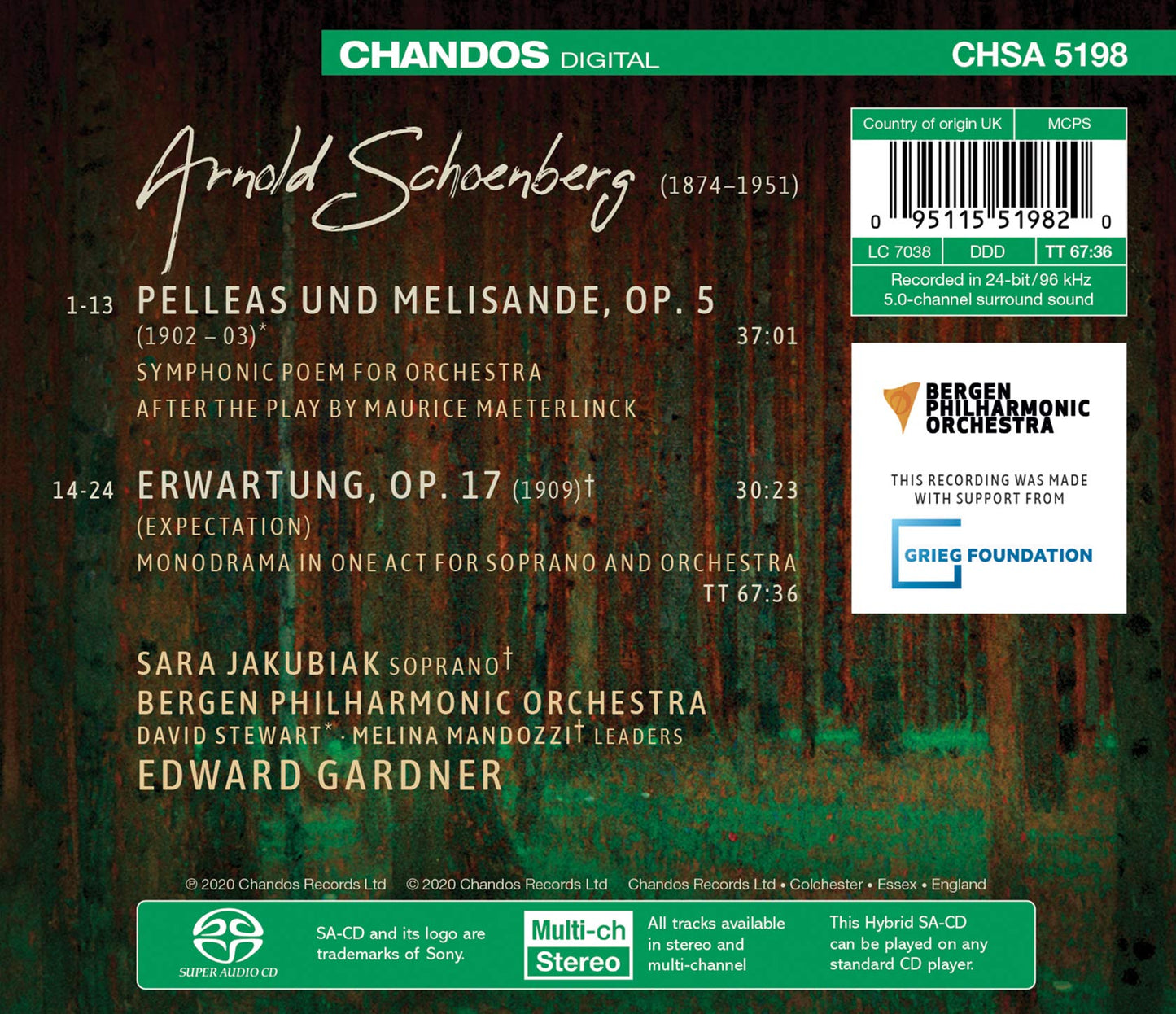 Schoenberg: Pelleas und Melisande - Erwartung