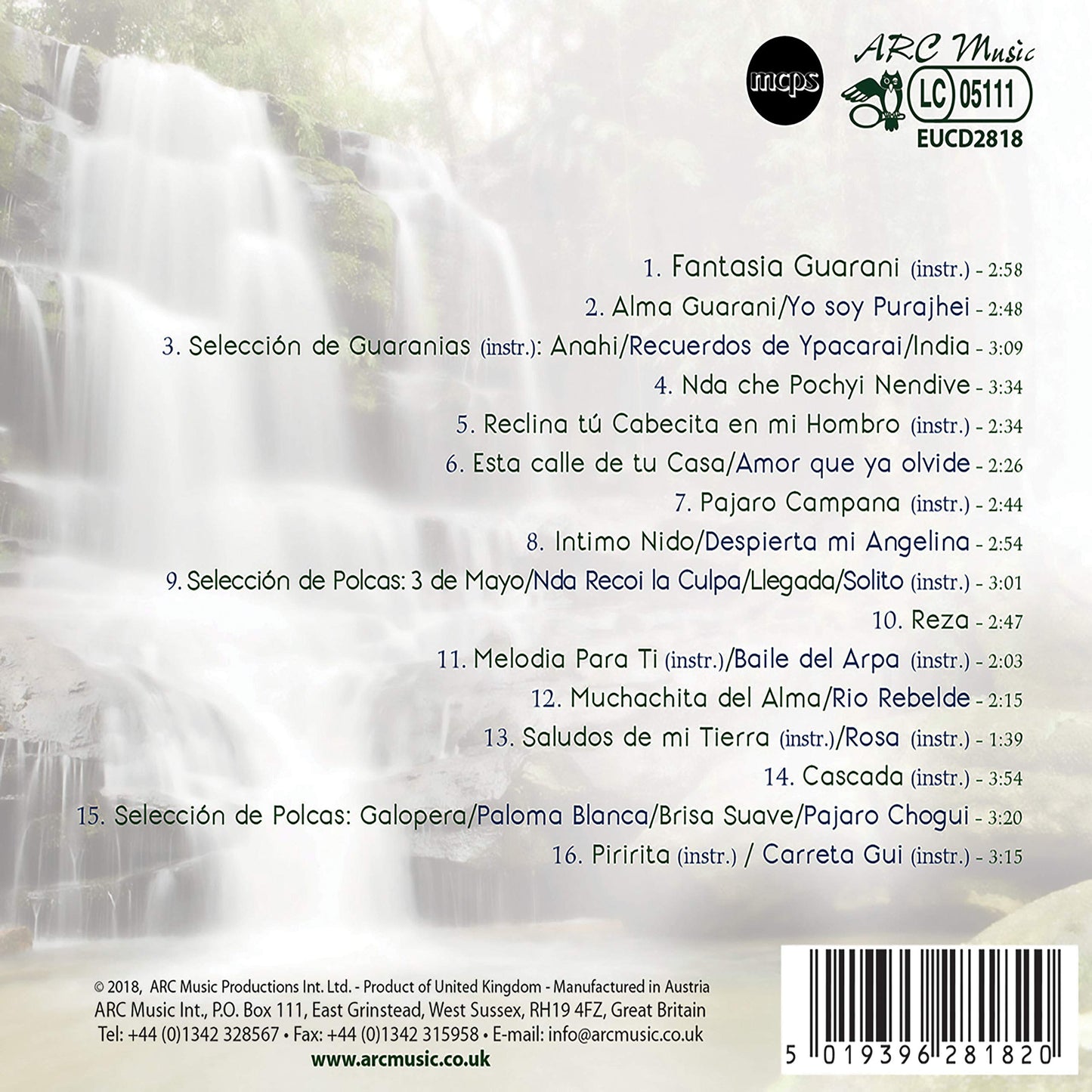 Oscar Benito: Popular Songs from Paraguay