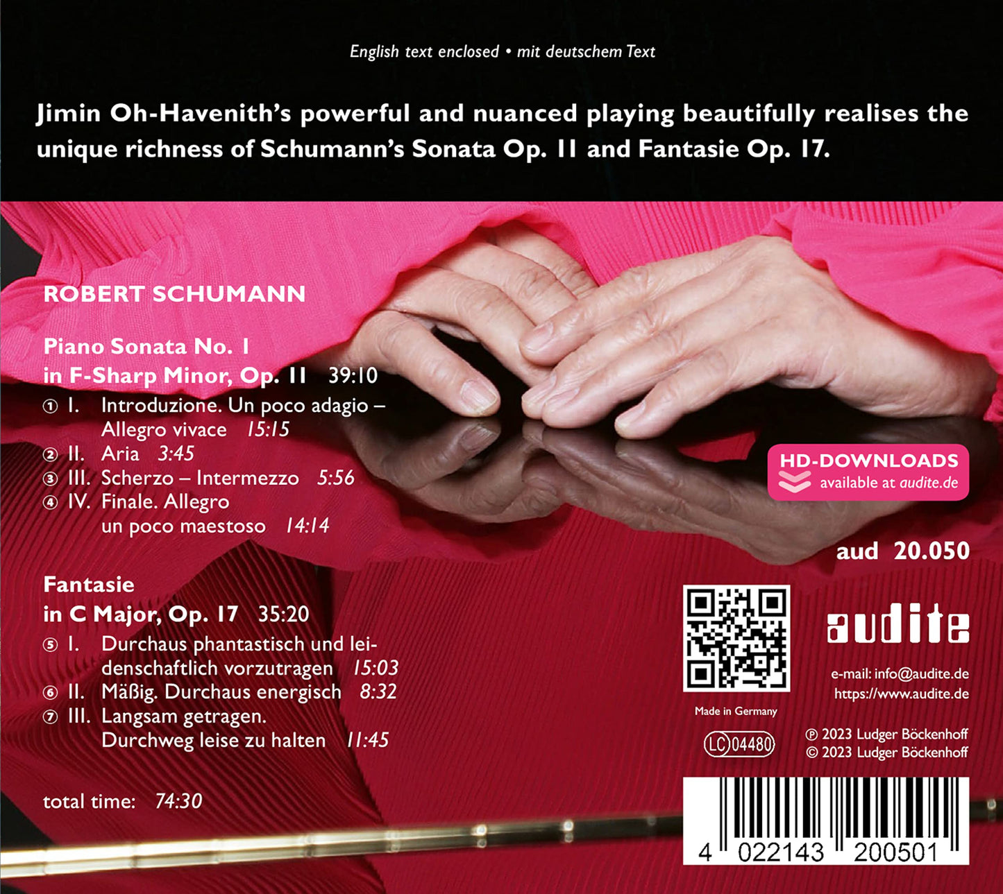 R. Schumann: For Clara - Piano Works, Vol. 1