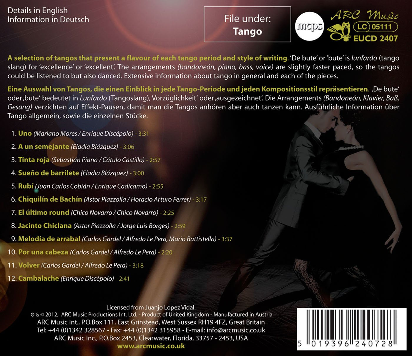 Tango: Juanjo Lopez Vidal