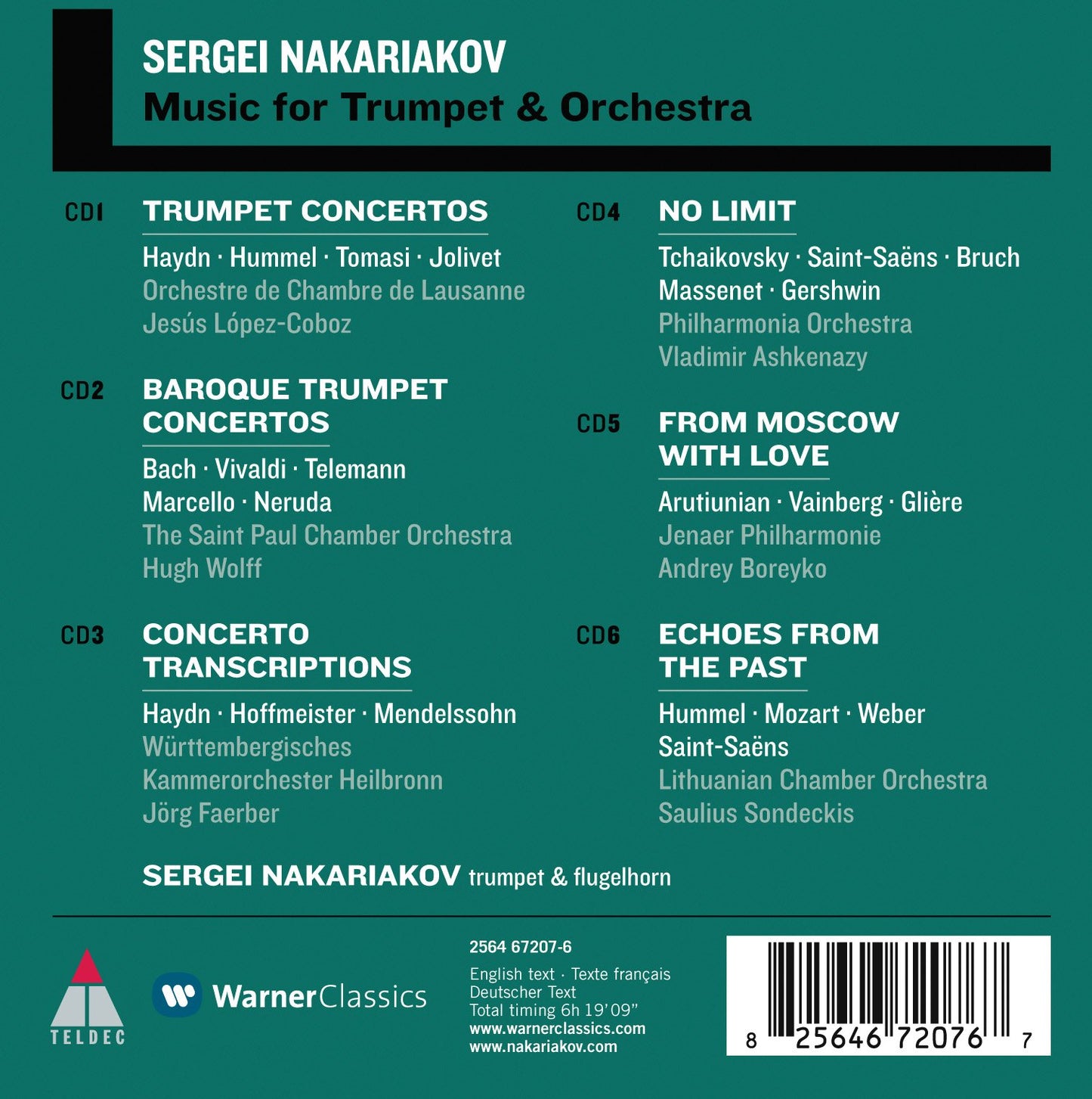 MUSIC FOR TRUMPET & ORCHESTRA