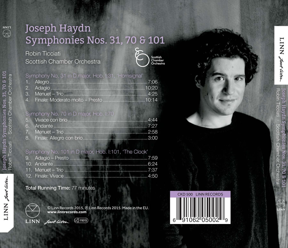 Haydn: Symphonies Nos. 31, 70 & 101