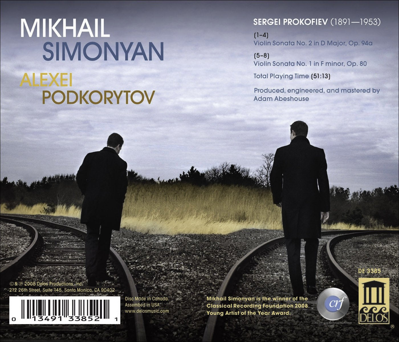 Prokofiev, S.: Violin Sonatas Nos. 1 and 2