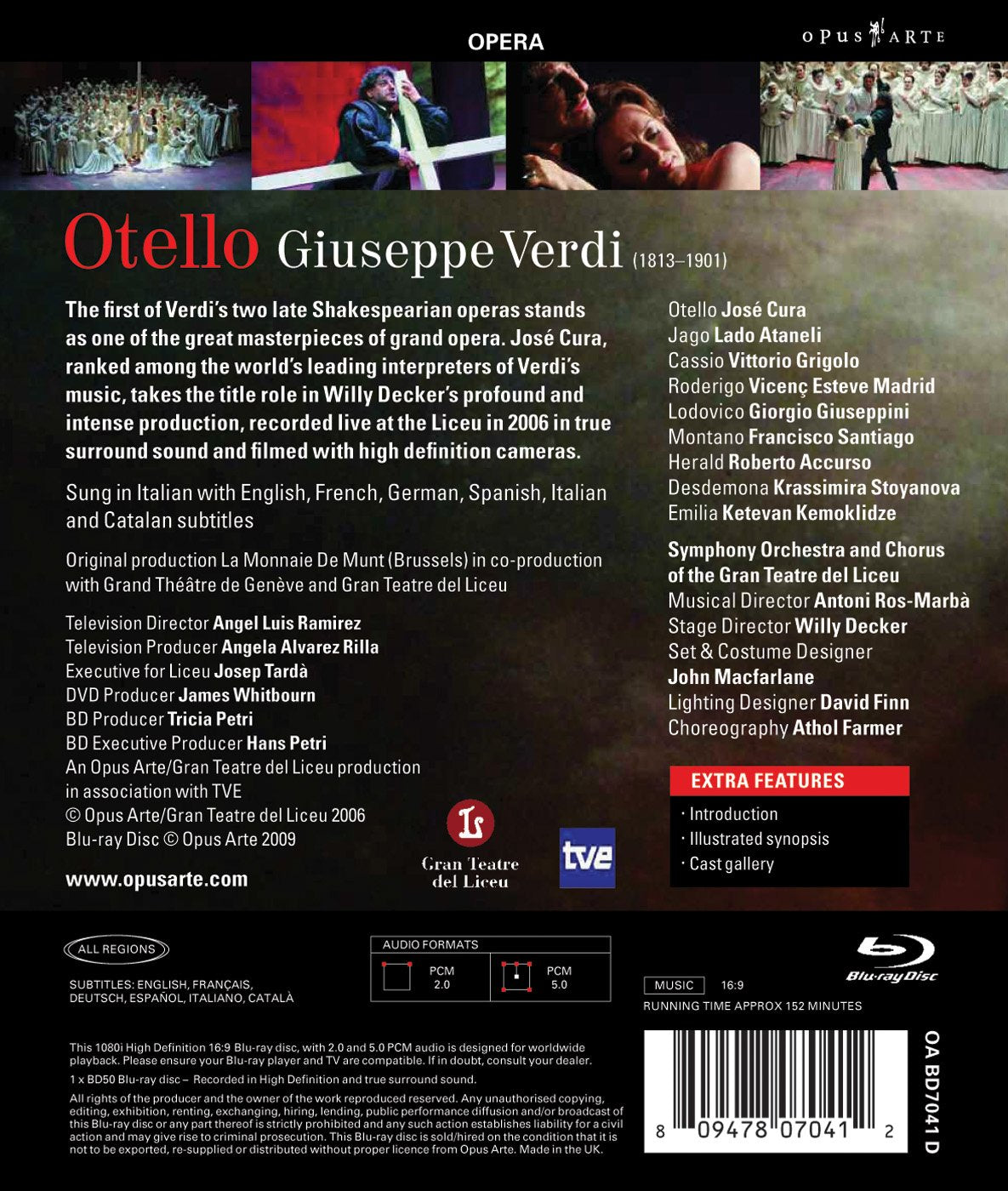 OTELLO (BLURAY)