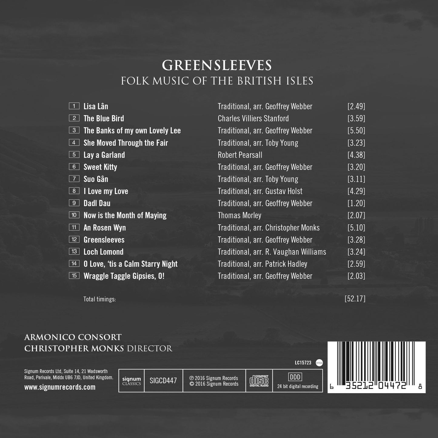 Greensleeves - Folk Music of the British Isles