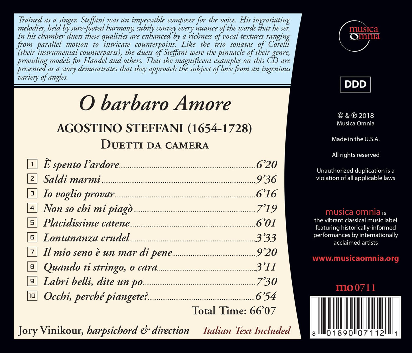 O barbaro Amore