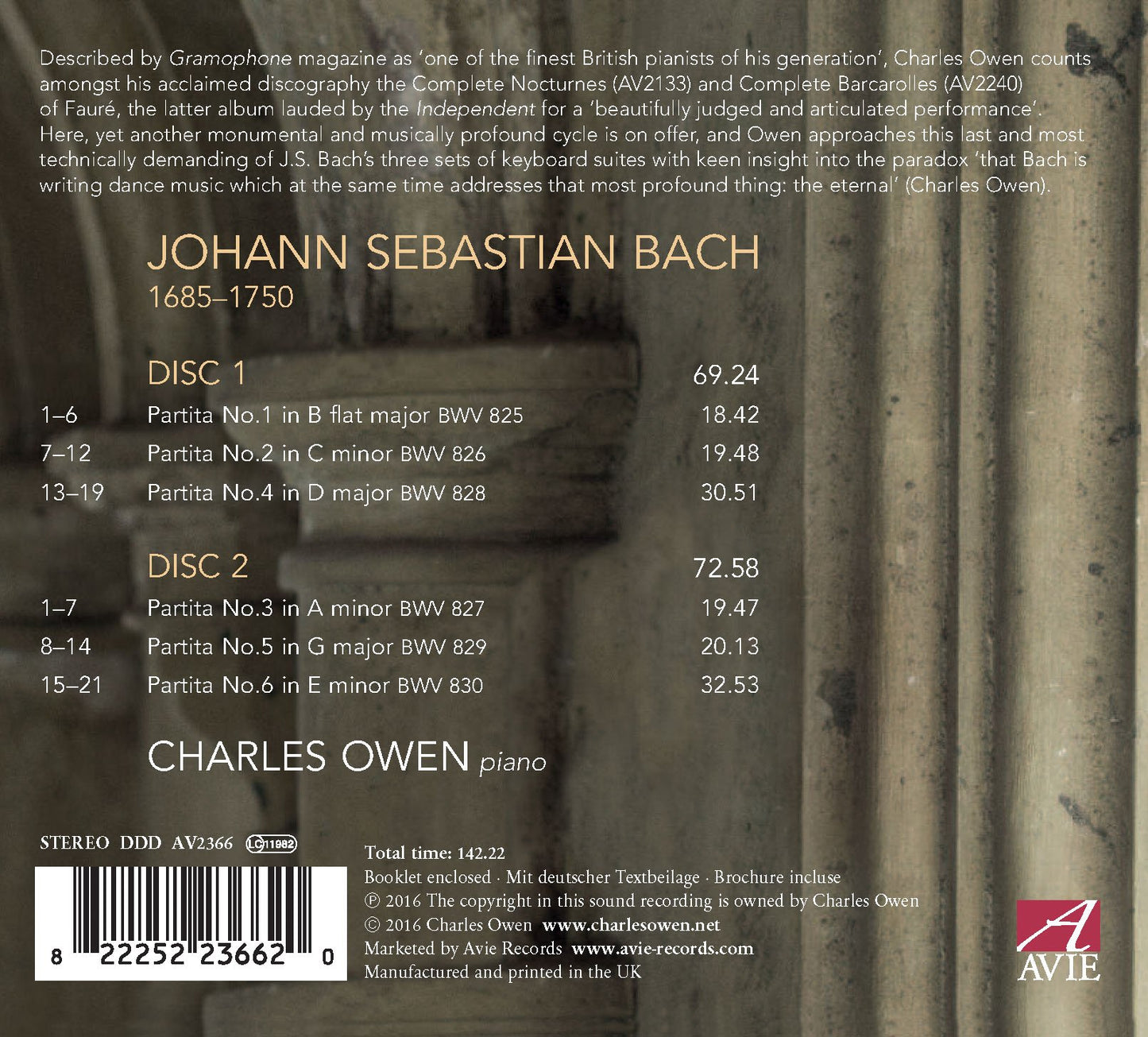 Bach: The Six Keyboard Partitas