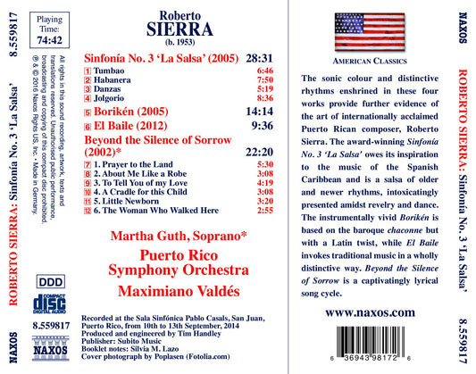 Roberto Sierra: Sinfonía No. 3 "La Salsa", Borikén, El Baile