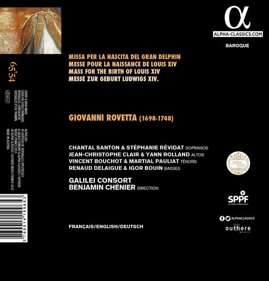 Rovetta: Messe pour La naissance de Louis XIV (Live)