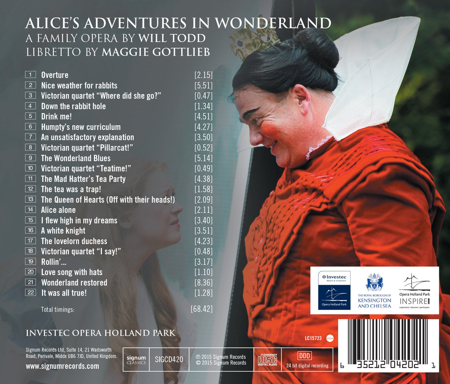 Todd: Alice's Adventures in Wonderland