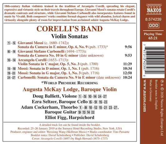 Corelli's Band - 18th Century Violin Sonatas