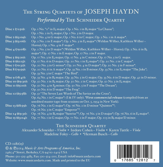 Haydn: String Quartets