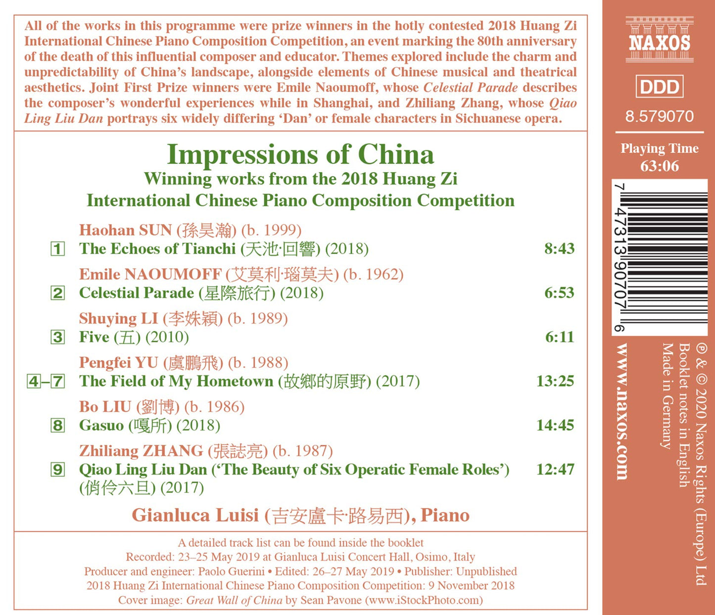 Impressions of China - Winning Works from the 2018 Huang Zi
