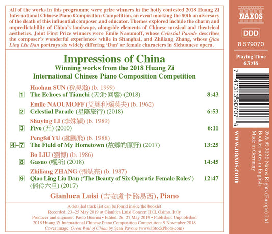 Impressions of China - Winning Works from the 2018 Huang Zi
