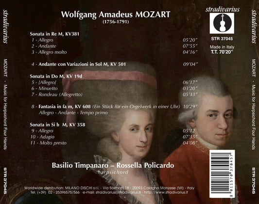 Mozart: Music for Harpsichord 4 Hands