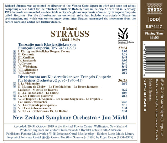 R. Strauss: Tanzsuite – Divertimento (after F. Couperin)