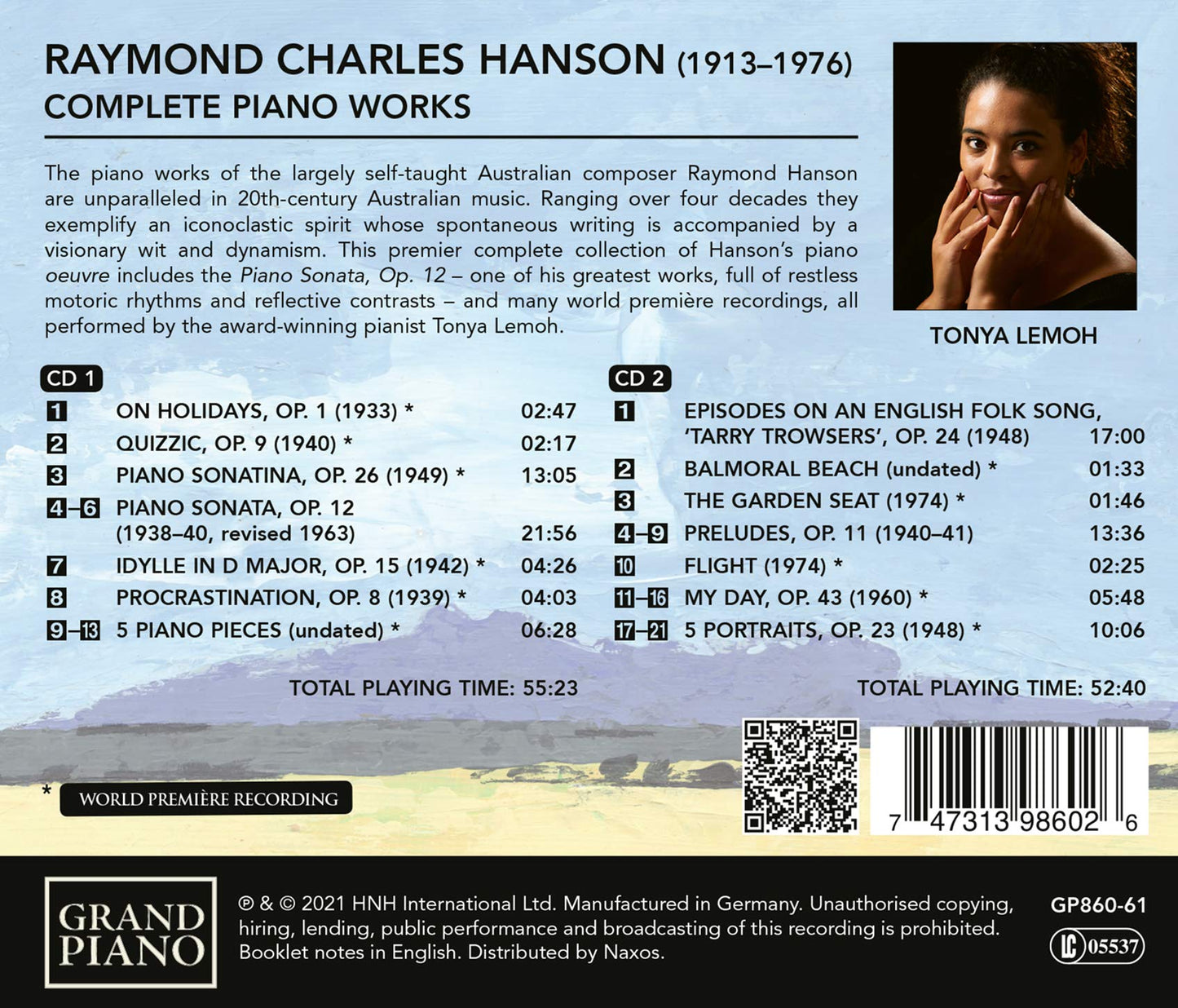 Hanson: Complete Piano Works