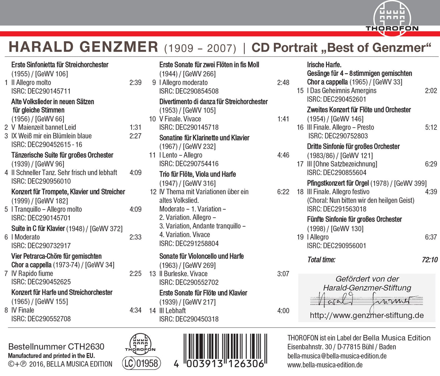 BEST OF GENZMER