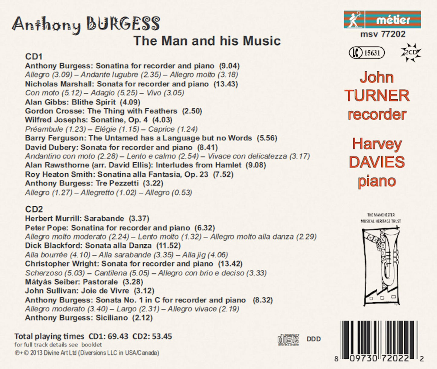 Anthony Burgess: The Man and His Music