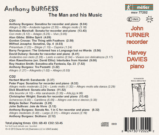 Anthony Burgess: The Man and His Music