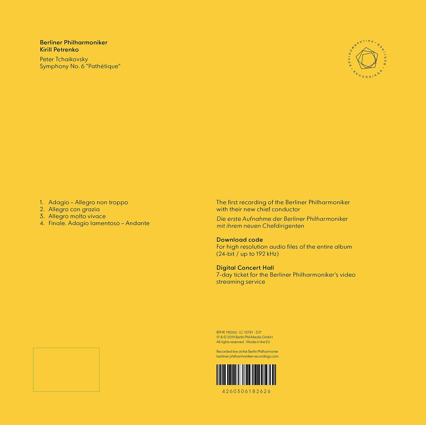 SYMPHONY NO. 6 (LP)