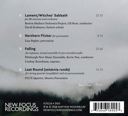 Mathew Rosenblum: Lament/Witches' Sabbath