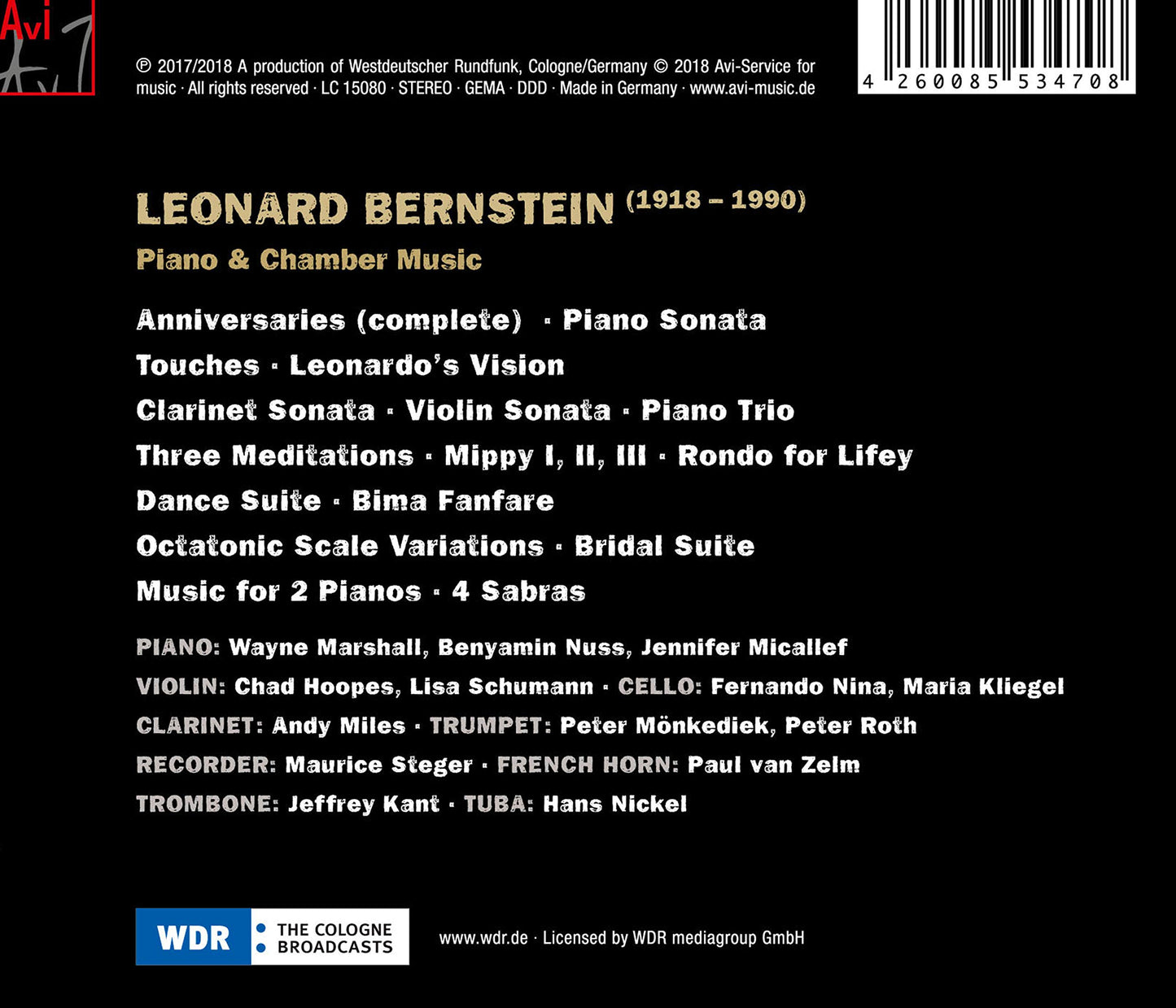 PIANO & CHAMBER MUSIC