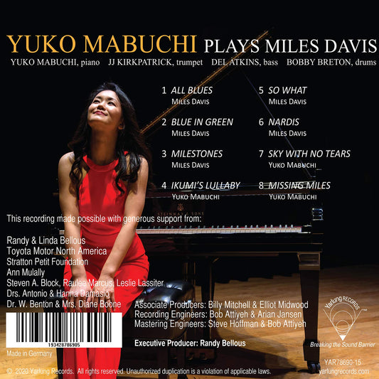 Yuko Mabuchi Plays Miles Davis, Yarlung 15th Anniversary Edi